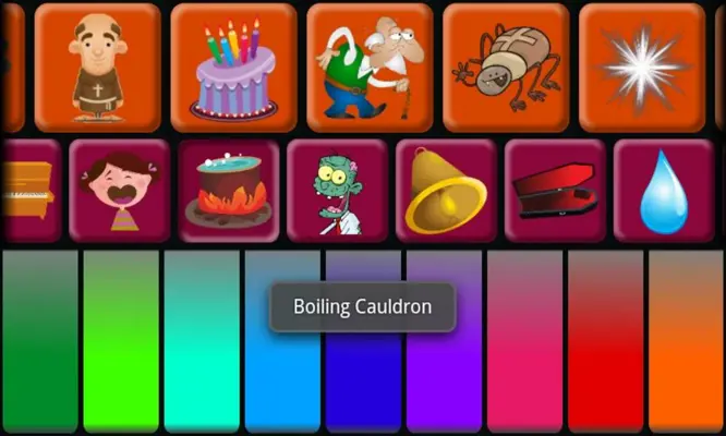 Kids Halloween Piano Free android App screenshot 2