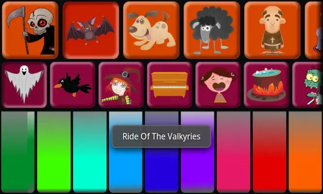 Kids Halloween Piano Free android App screenshot 3